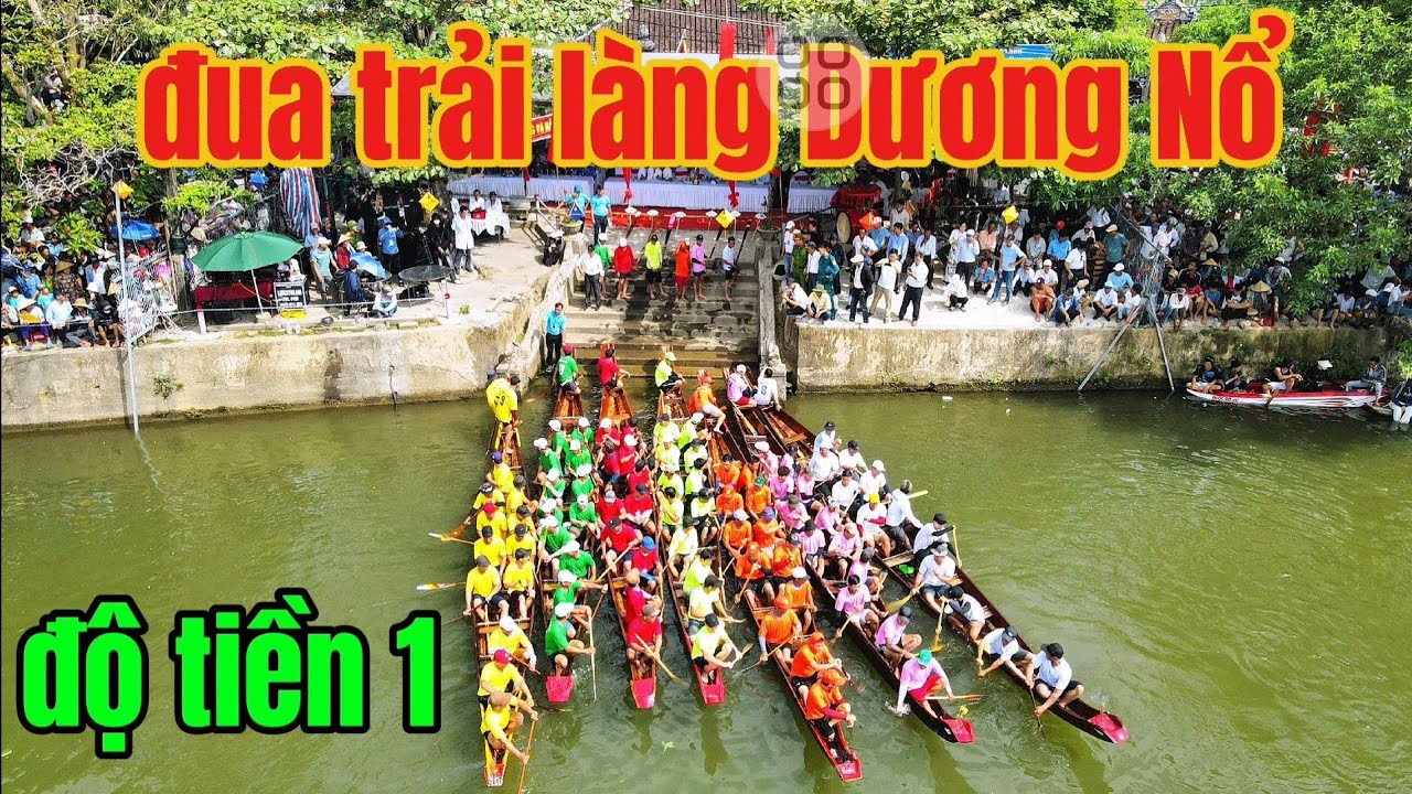 Đua trải truyền thống làng Dương Nổ 2025,độ tiền 1