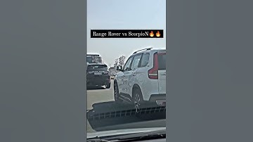Range rover vs Scorpio n 🔥🔥|| Mahindra Scorpio n 2024 #trending #viral #shorts