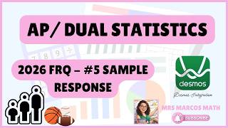Celebrity AP Statistics 2026 FRQ - Sample Response #5 - Aged Group and Sports Wealth