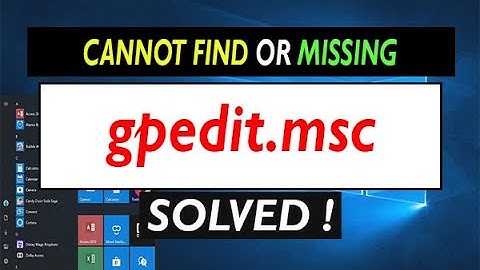 Windows cannot find gpedit.msc | How to Enable the Group Policy Editor in Windows 10 or 11