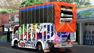 SHARE!! LIVERY MOD CANTER MBOIS PARAH BY ACILL REBECCA || MOD BUSSID TERBARU ||