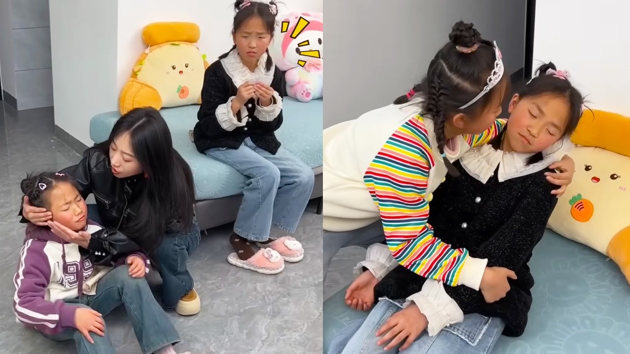 غريب الأطوار أم يهتم فقط أختها ، ولكن نسيت أختها المريضة !