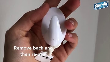 ◈ REMOV-A-HOOK ◈ Removable Adhesive Hooks