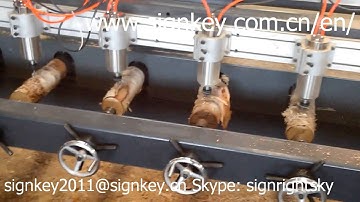 MULTI SPINDLE CYLINDER ENGRAVING CNC ROUTER