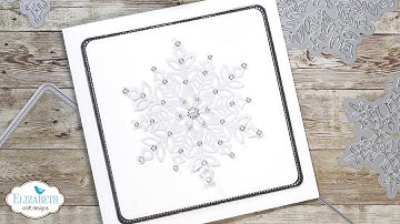 Sparkling Snowflake Card | Technique Friday with Els