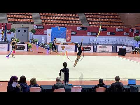 Lala Kramarenko Ribbon Podium training VI Trofeu Internacional de Barcelona