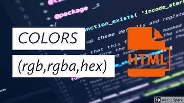 color codes in html - 6 || How to add colors in html in hindi || RGB RGBA HEX