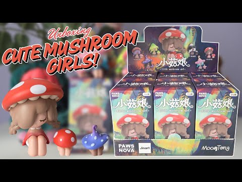 A Whole Forest of Little Mushroom Girls?! 🌿🍄 JINART Full Case Blind Box Unboxing @KikaGoods…