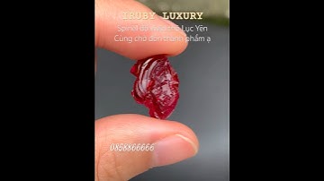 Spinel đỏ thô giá trị cao sẽ như thế nào? #iruby #redspinel #tinhhoadaquy