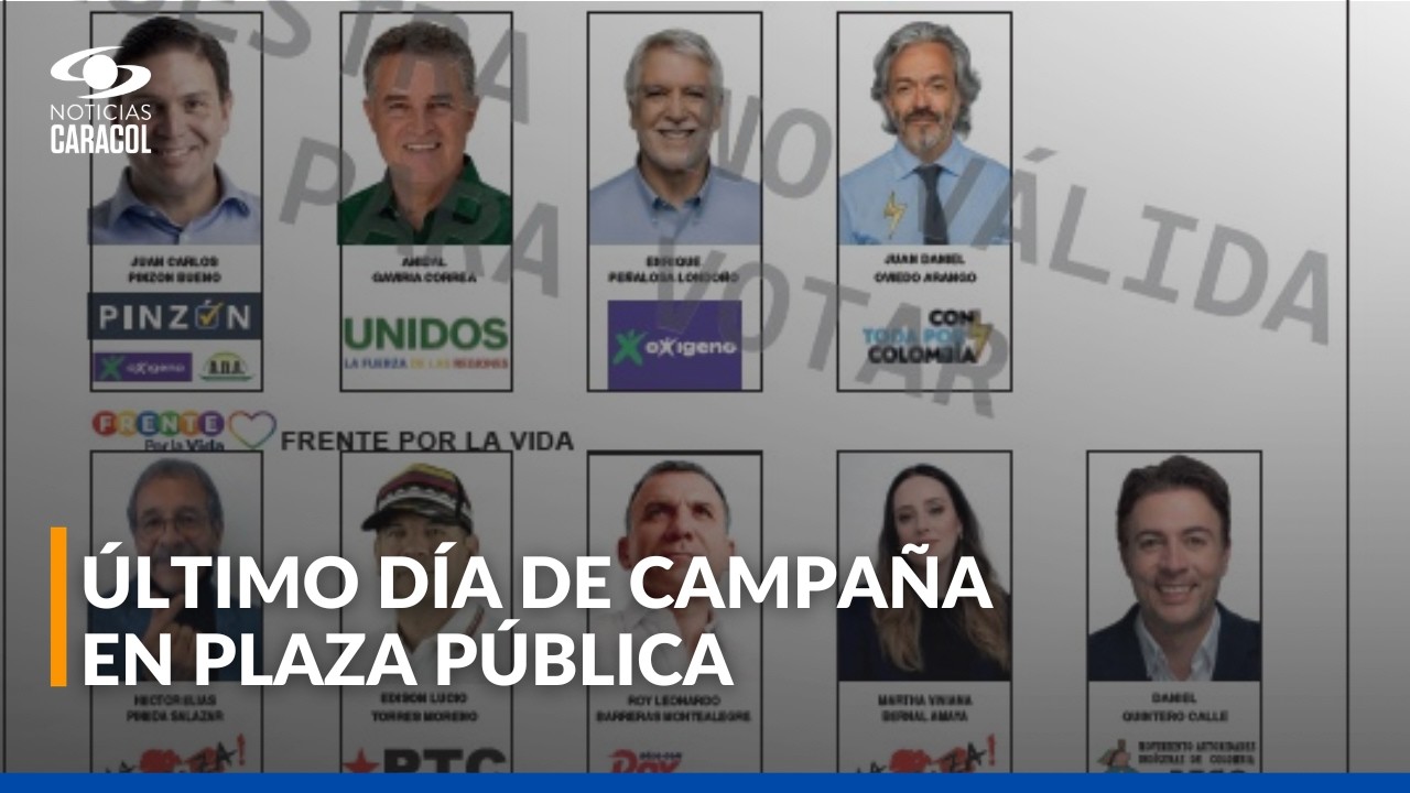 Precandidatos que van a consultas hicieron cierre de campañas en plaza pública