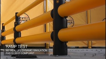 A-SAFE | iFlex Double Traffic Barrier+ - Ramp Test