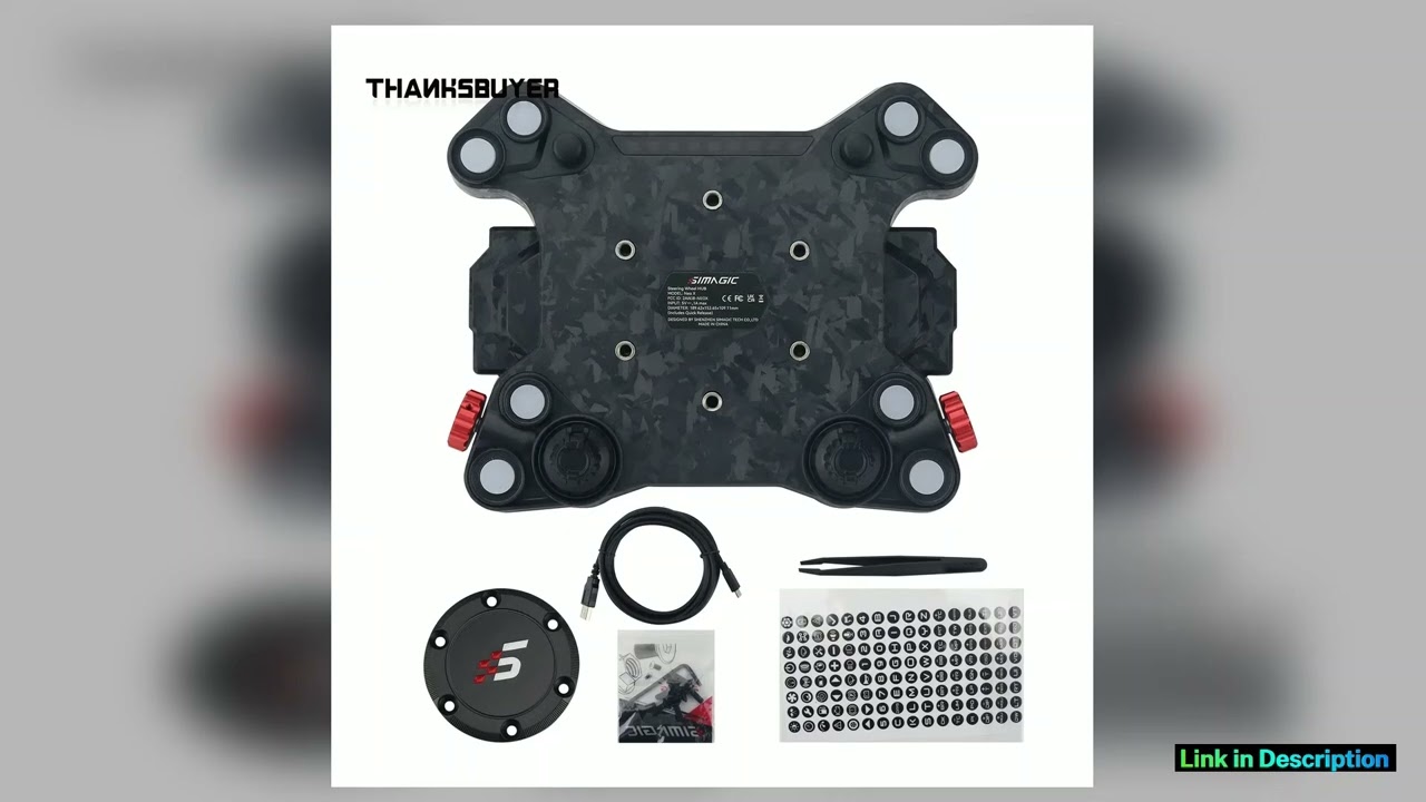 Simagic Neo X Hub Racing Steering Wheel Hub without Paddles Supports 24G Wifi for Racing Wheels Tre