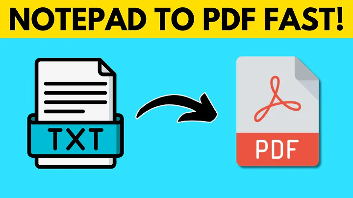 How to Convert Notepad to PDF On Windows PC | Save Notepad As PDF