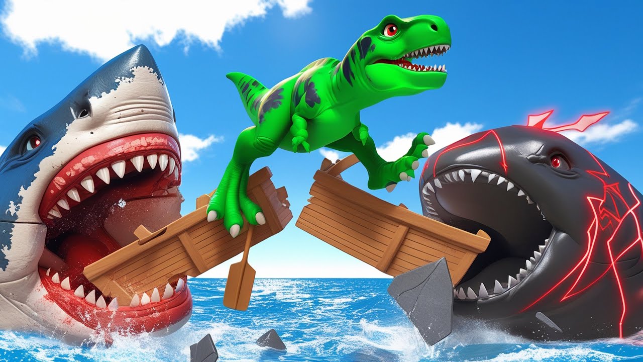 All Dinosaurs Fighting T-Rex vs Distortus Rex - Dinosaur Battle in Jurassic World Evolution