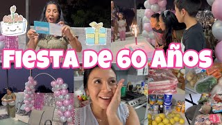 ✅MEGA DESPENSA PARA FIESTA DE 60 AÑOS