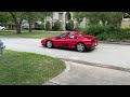 How a vintage ferrari 348 v8 sounds