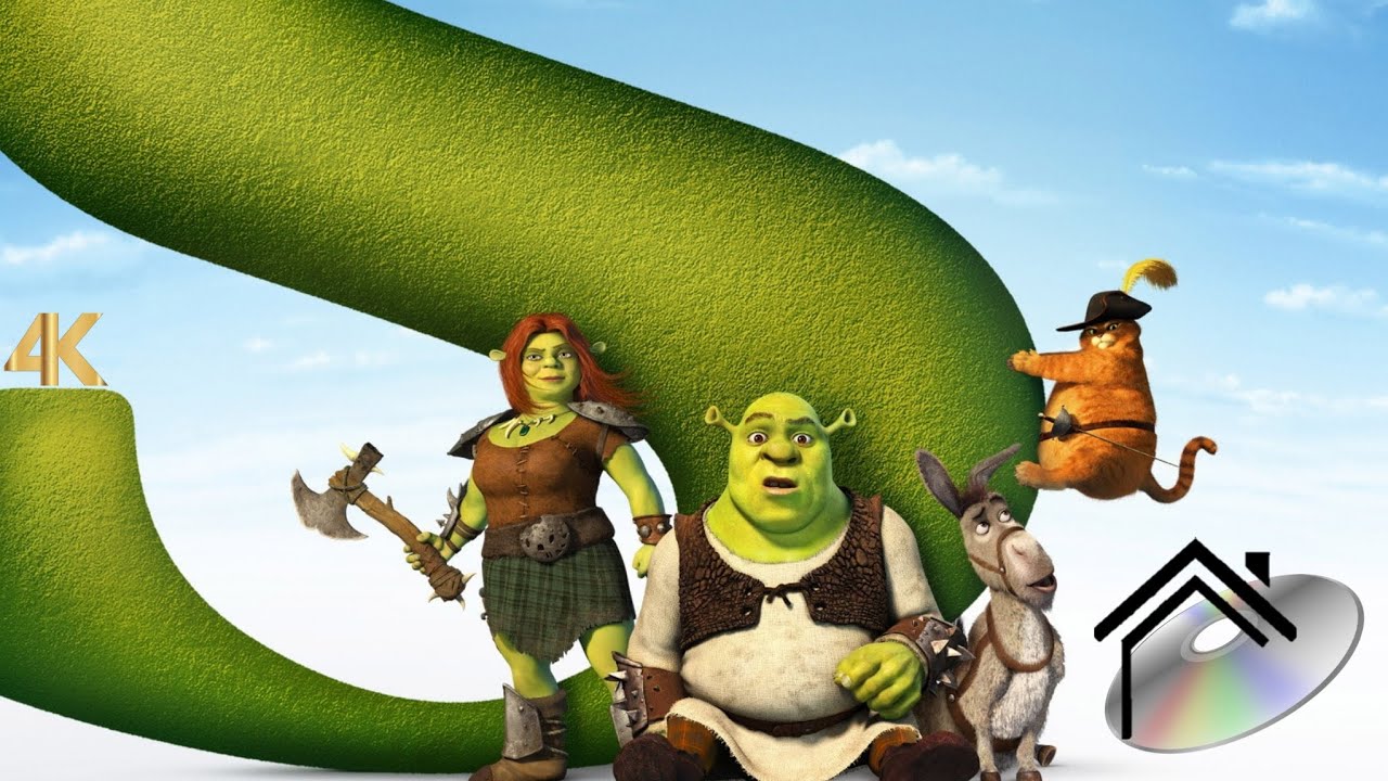 Menu de DVD-Shrek(4) Para Sempre (De 2010) Em 4K