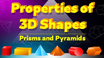 Properties of 3D Shapes | Faces, Edges, and Vertices of  Prisms and Pyramids