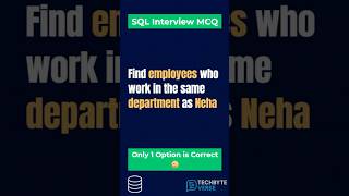 SQL Interview MCQ 😳 | Pick the Correct Query