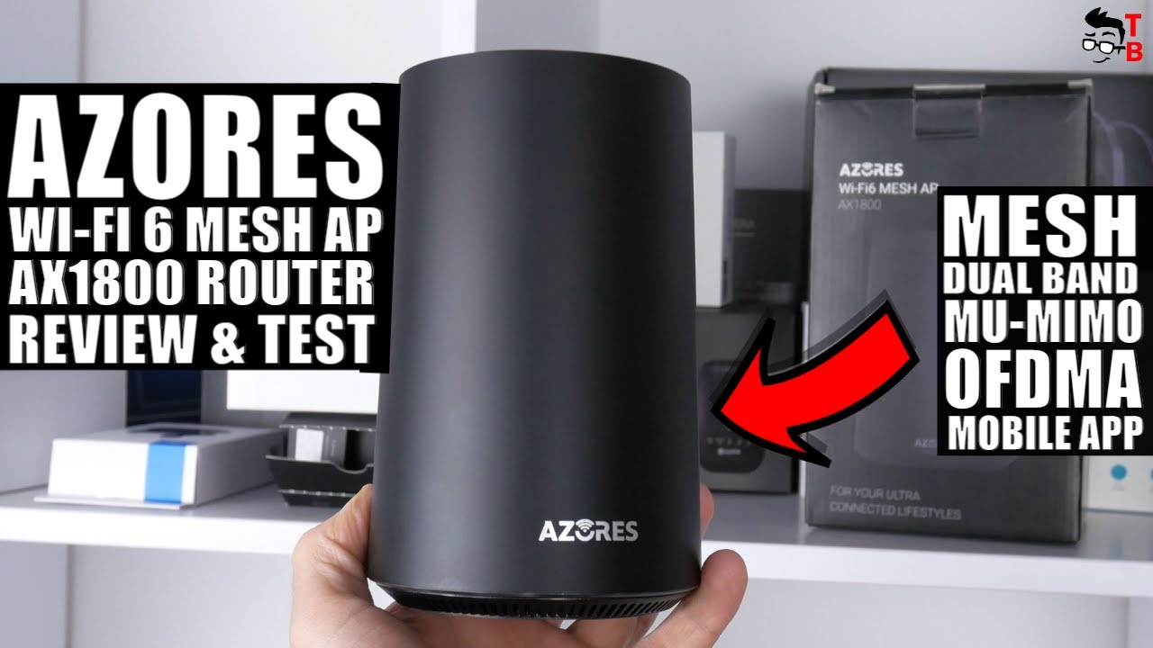 AZORES AX1800 Wi-Fi 6 Router - REVIEW, Unboxing, Setup & Speed Test ...