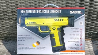 The Sabre pepper projectile launcher  First impressions and Testing (Honest Review)!