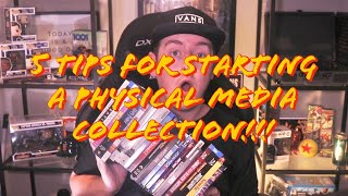 5 Tips For Starting Your Physical Media Collection!!!