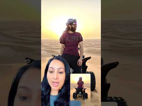 Amaal Malik in desert Safari ❤️#amaalmalik #desertsafari #dubai