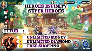 HEROES INFINITY : SUPER HEROES MENGGUNAKAN APK M.0.D.$ VERSI TERBARU 1.36.17 screenshot 4