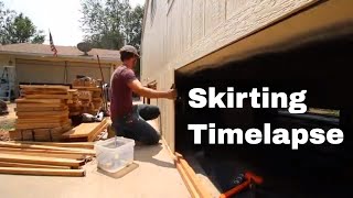 Single Wide Skirting Timelapse - Home Nation