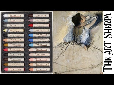 Zoom 🌟🎨 Oil pastels for  the Degas Dancer step by step