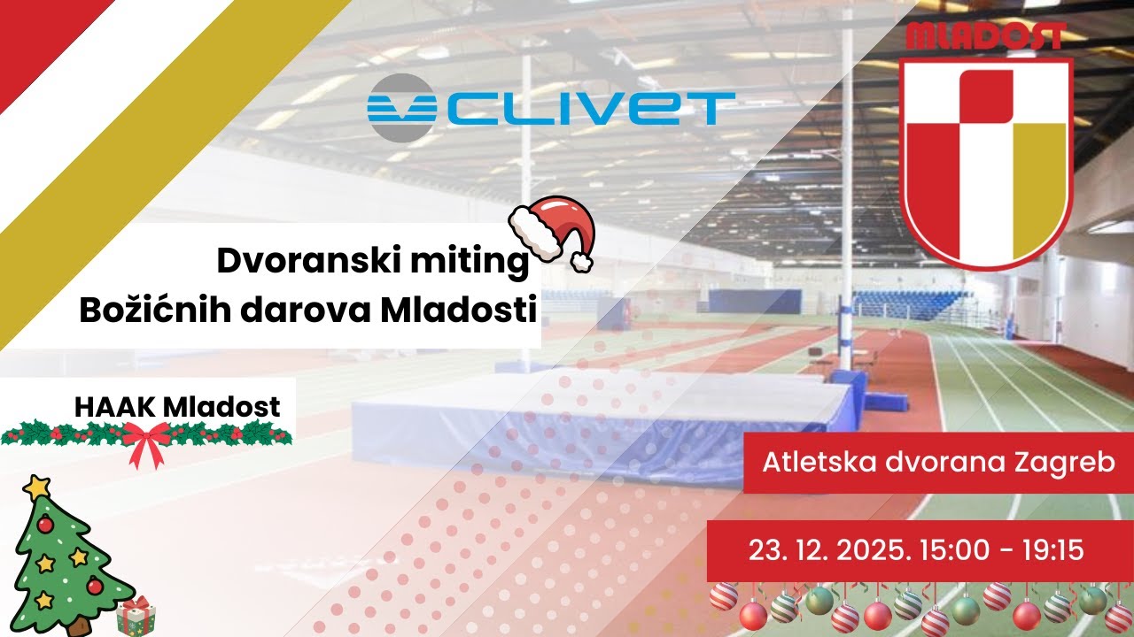DVORANSKI MITING BOŽIĆNIH DAROVA MLADOSTI 2025