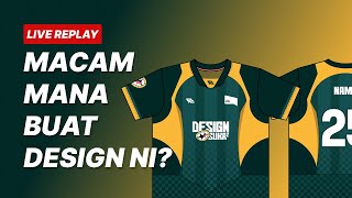 [Illustrator] [Malay] Sublimation Jersey Design Live 1