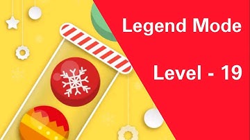 Bubble Sort Color Puzzle Game Level 4 - 19 (Legend Mode)