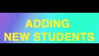 Adding New students to CAI programs screenshot 5