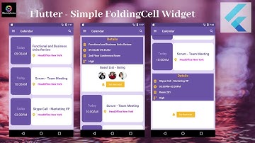 Flutter Tutorial - Flutter Simple FoldingCell Widget (Inner Widget Creation)