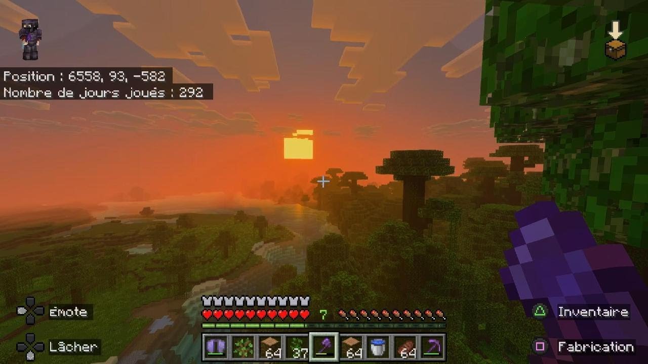 Minecraft ses devenue trop beau mais la distance d'affichage - YouTube