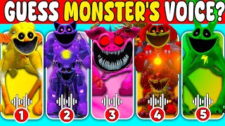 Guess The Monster's Voice | Poppy Playtime Chapter 4 | Capnap, Picky Piggy, Bobby Bearhug, Dog Day