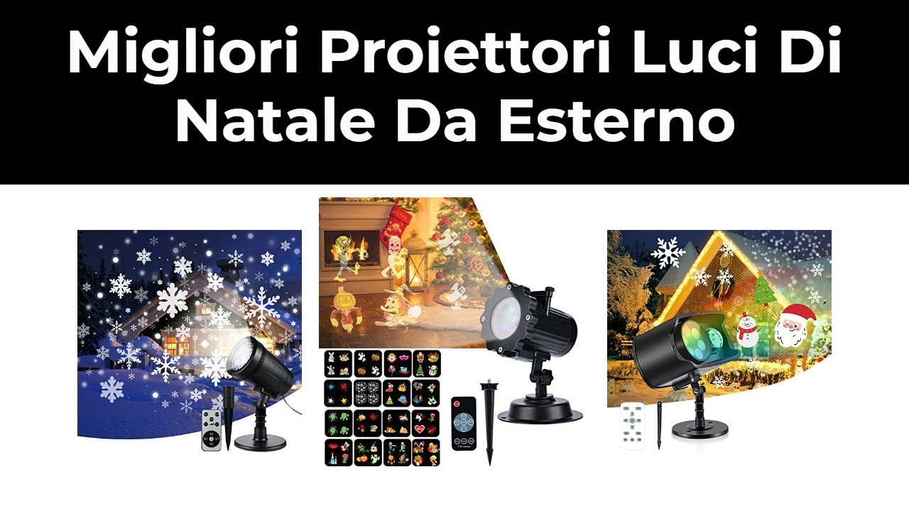Proiettori Di Natale Per Esterno 6 Migliori Proiettori Luci Di Natale Da Esterno nel 2022 - YouTube