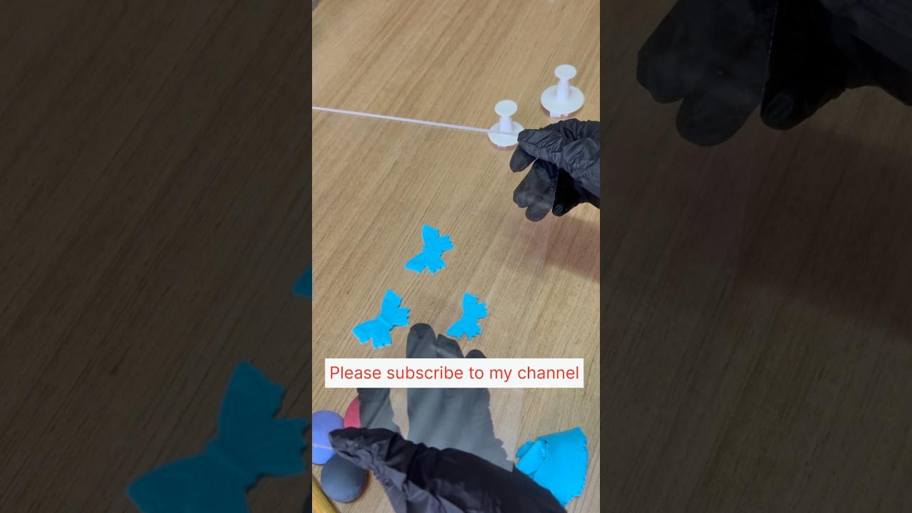 Butterfly fondant cutting 