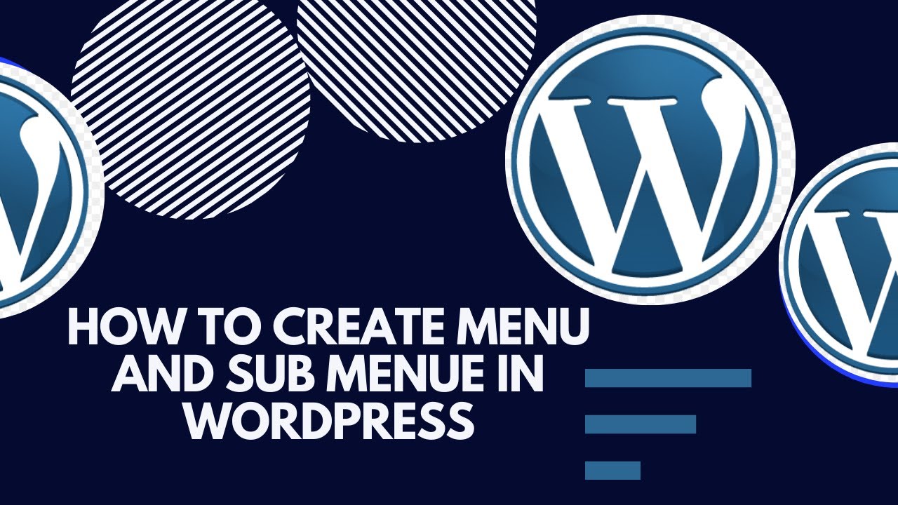 how to add menu in WordPress | logic master  |  wordpress course 2021