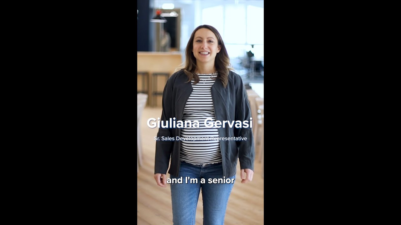 My Job in 60 Seconds Giuliana Gervasi, Sr. SDR Shorts YouTube