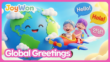 🌎 "Hello, Hola, Annyeong!" Learn Global Greetings with JoyOne! | Many Languages, One Heart 💖