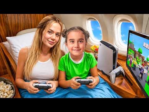FLIGHT VLOG WITH MY MOM ! HEADING HOME !? | Gamze Karta Öykü Karta