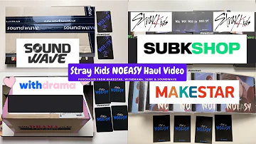 I bought Stray Kids album NOEASY from 4 different stores with POBS (Haul Video) ♡