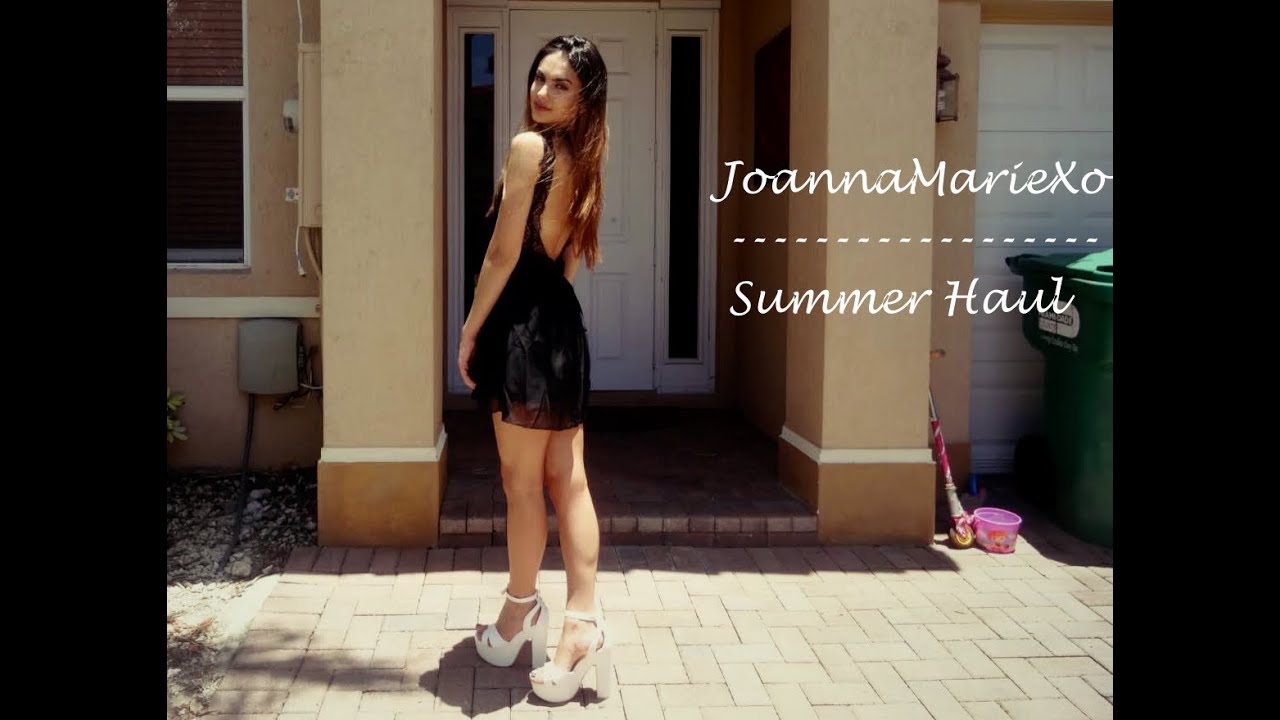 Summer Clothing Haul & Try On // Joanna Marie - YouTube
