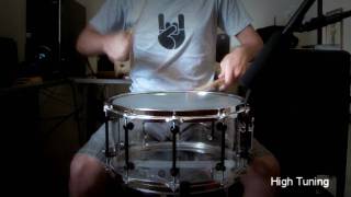 Acrylic 14x7" Custom Snare (Sound Check)