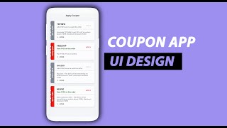 Modern Coupon App UI (dynamic) - Ionic