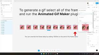How to generate an Animated Gif in Figma
