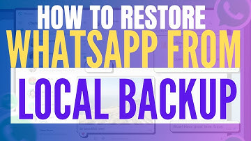 How to RESTORE WHATSAPP CHAT From Local Backup (2025 Update, Step By Step)