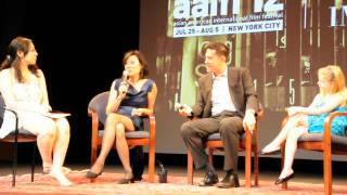 Janet Yang discuss Chinese casting agent for Shanghai Calling at aaiff12